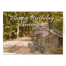 L'Anniversaire-personnaliser du grand-papa Carte De Vœux