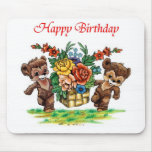 L'anniversaire soutient Mousepad Tapis De Souris