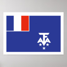 L'Antarctique du sud français Poster