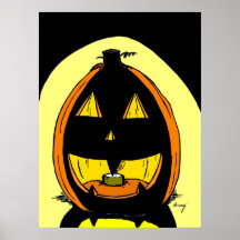 Lanterne 18" d'o de Jack" copie x24 Poster