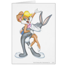 Lapin 2 de Bugs Bunny et de Lola Cartes