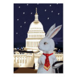 Lapin blanc à Rome et à Paris - bilatéraux Modèle De Carte De Visite