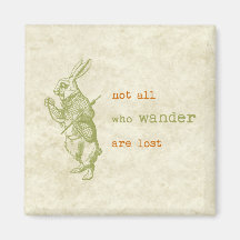 Lapin blanc, Alice au pays des merveilles Magnets