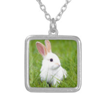 Lapin blanc bijouterie fantaisie