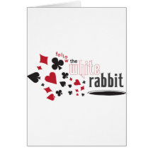 Lapin blanc cartes de vœux