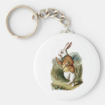 Lapin blanc d'Alice au pays des merveilles Porte-clé