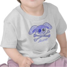 Lapin bleu Arr de pirate T-shirt