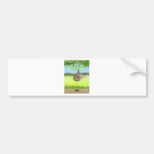 lapin dans l'oscillation de panier adhésif pour voiture
