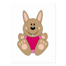 Lapin de bébé de Cutelyn Brown Cartes Postales