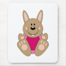Lapin de bébé de Cutelyn Brown Tapis De Souris