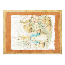 LAPIN de carte de voeux de Pâques Cartes Postales
