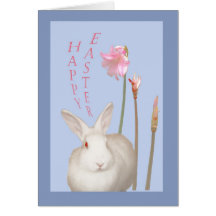 Lapin de Pâques Carte De Vœux