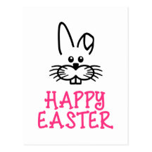Lapin de Pâques heureux Carte Postale
