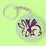 Lapin de Pâques personnalisé porte-clés