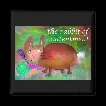 Lapin de satisfaction [aimant] magnets