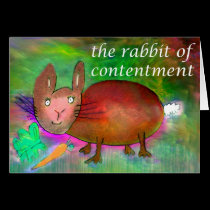 Lapin de satisfaction [carte] cartes