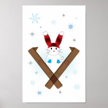 Lapin de ski posters