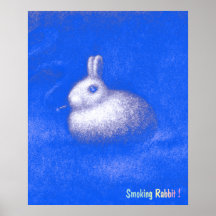 Lapin de tabagisme affiches