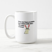 Lapin de TDAH Tasse À Café