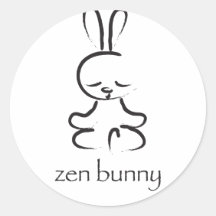 Lapin de zen adhésifs