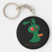 Lapin de zombi porte-clés