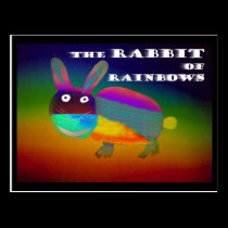 Lapin des arcs-en-ciel [carte postale] cartes postales