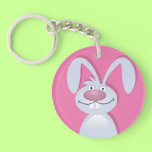 Lapin drôle personnalisé porte-clés