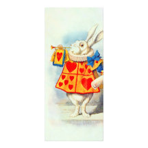 Lapin en Alice dans l'invitation de ~ du pays des 