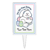 Lapin ?ère Pâques Étiquettes À Gâteau