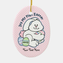 Lapin ?ère Pâques Ornement
