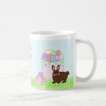 Lapin et oeufs de Pâques Tasse À Café