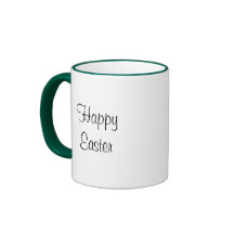Lapin et oeufs de Pâques vintage ; Eastertide heur Tasse À Café