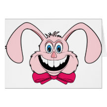 Lapin génial cartes de vœux