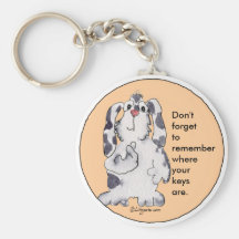 Lapin Keychains personnalisé mignon de bande dessi Porte-clés