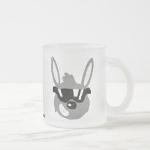 Lapin magique de cool de bagarre mug à café
