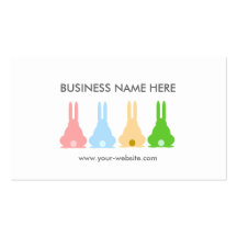 Lapins Cartes De Visite Professionnelles