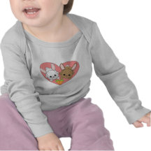 Lapins d'amour t-shirts