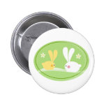 Lapins mignons badge