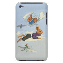 Lapins vintages drôles de vol - anthropomorphisme coque Case-Mate iPod touch