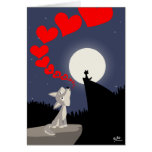 L'appel de la carte de voeux d'amour