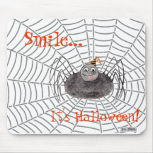 L'araignée de partie, sourient il est Halloween ! 