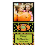 L'araignée mignonne Halloween badine le carte phot Photocarte