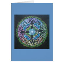 L'arbre de la vie assaisonne la carte de mandala