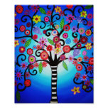 L'arbre de la vie fleurit la peinture photographes