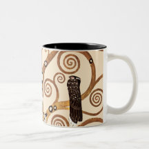 L'arbre de la vie par Gustav Klimt Tasse À Café