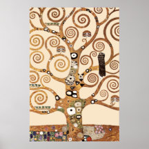 L'arbre de la vie par le klimt de Gustav Poster