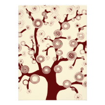 L'arbre du faire-part de mariage de la vie