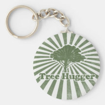 L'arbre Hugger pensent le vert Porte-clé