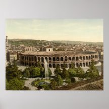 L'arène, Vérone, Italie Poster