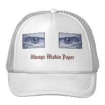 L'argent blanc observe le chapeau casquettes de camionneur